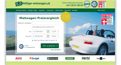 Desktop Screenshot of billiger-mietwagen.at